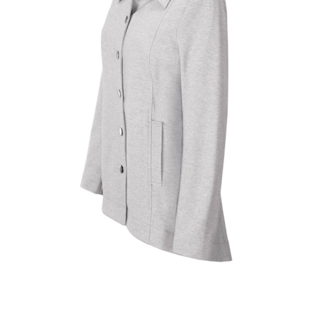 CAbi Cavalry Jacket Light Gray Outerwear - Picture 2 of 8